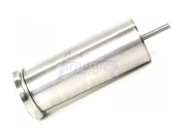 4 Metal Furniture Legs  Replacement Sofa Chair Feet 155mm High M8 Brushed Chrome - Image 10