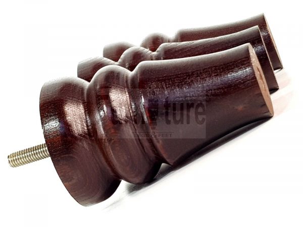 4 Replacement Legs Solid Wood Settee Furniture Feet 100mm High Sofa Chair Bed M8 - Image 8