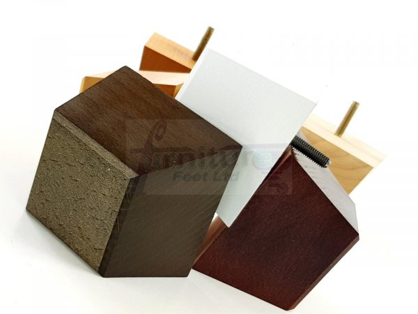 4 Square Wood Sofa Legs 60mm High Replacement Furniture Feet Chairs Cabinets M8 - Image 6
