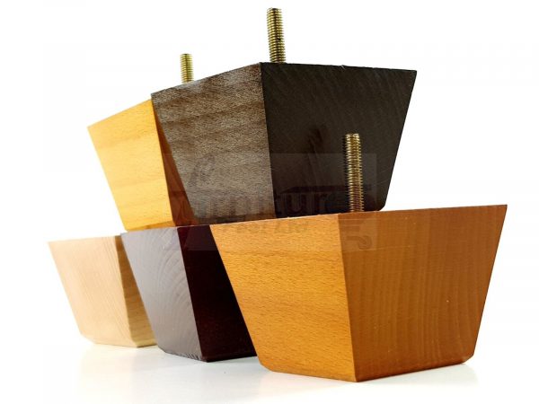 4 Square Wood Sofa Legs 60mm High Replacement Furniture Feet Chairs Cabinets M8 - Image 7