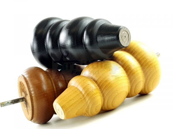 4 Turned Wood Sofa Legs 150mm High Replacement Furniture Feet Chairs Cabinets M8 - Image 10