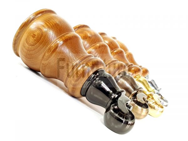 4 Wooden Furniture Sofa Legs M8 Castor Replacment Chair Settee Feet 160mm High - Image 5