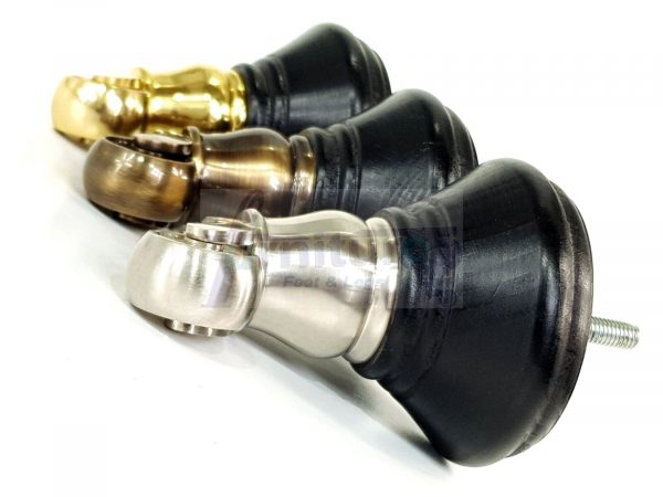 4 Wooden Furniture Sofa Legs M8(8mm) Replacment Chair Feet & Castors 120mm HIGH - Image 5