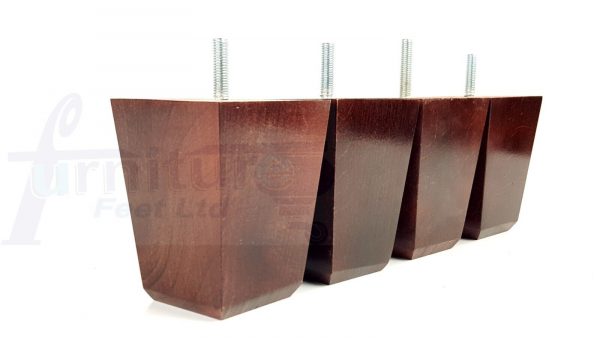 4x Sofa Furniture Legs Soild Wood Chair Feet M8 for Settees Footstool 100mm High - Image 6