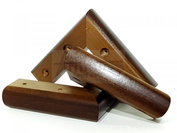 4x Solid Wood Brown Furniture Sofa Chair Settee Legs Replacement Feet 40mm High - Image 10