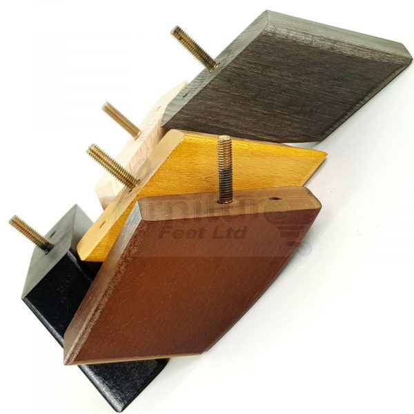 4x TAPERED WOOD SETTEE LEGS 75mm High SOFA REPLACEMENT FURNITURE FEET M8(8mm) - Image 6