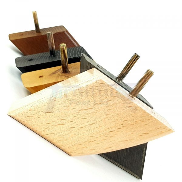 4x TAPERED WOOD SETTEE LEGS 75mm High SOFA REPLACEMENT FURNITURE FEET M8(8mm) - Image 9