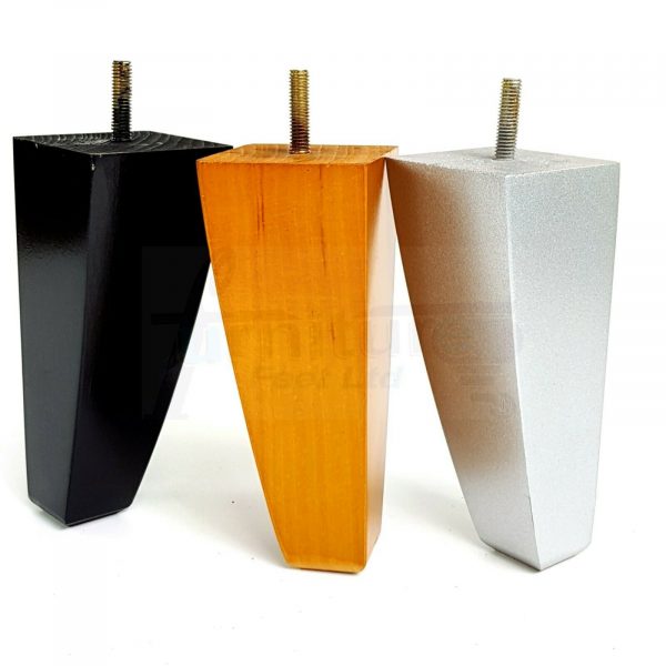 4x TAPERED WOODEN SOFA LEGS 150mm High CHAIR REPLACEMENT FURNITURE FEET M8(8mm) - Image 7