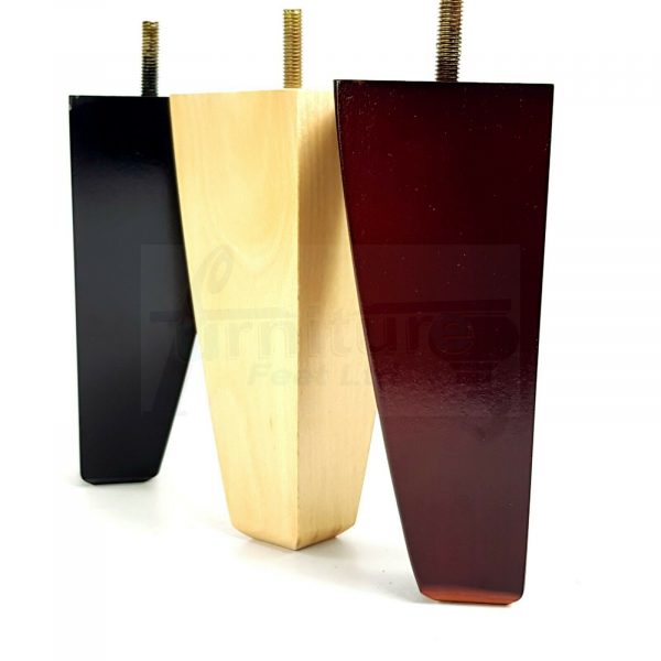 4x TAPERED WOODEN SOFA LEGS 150mm High CHAIR REPLACEMENT FURNITURE FEET M8(8mm) - Image 9