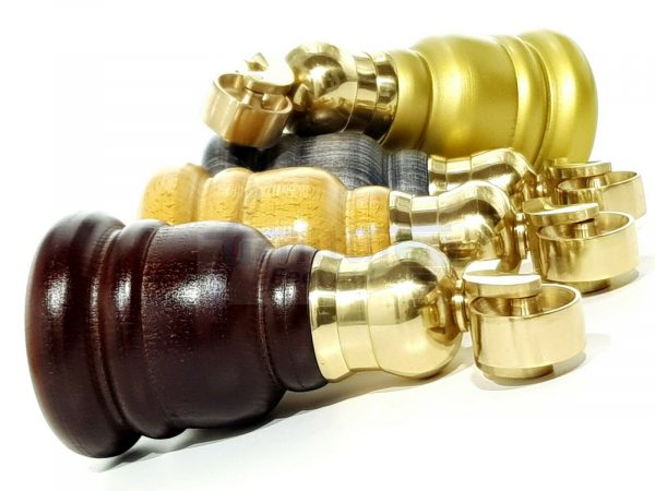 4x WOOD FURNITURE LEGS M8 REPLACEMENT BRASS CAULDRON CASTOR FEET 165mm HIGH - Image 6
