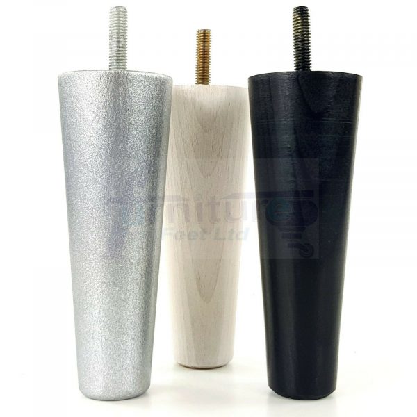 4x WOOD REPLACEMENT FURNITURE CHAIR LEGS M10(10mm) SOFA - SETTEE FEET 120mm HIGH - Image 12
