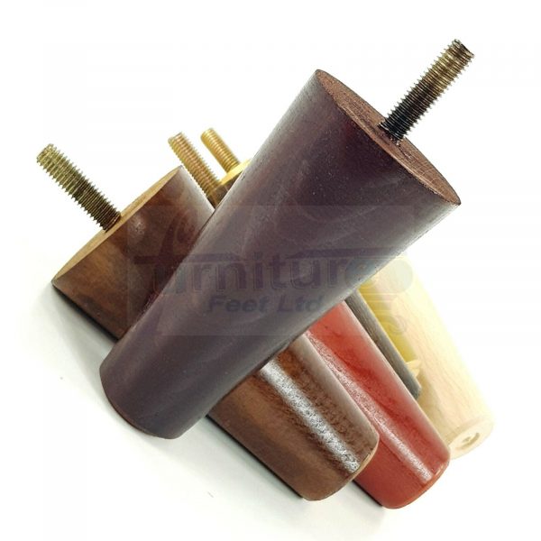 4x WOOD REPLACEMENT FURNITURE CHAIR LEGS M8(8mm) SOFA - SETTEE FEET 100mm HIGH - Image 8