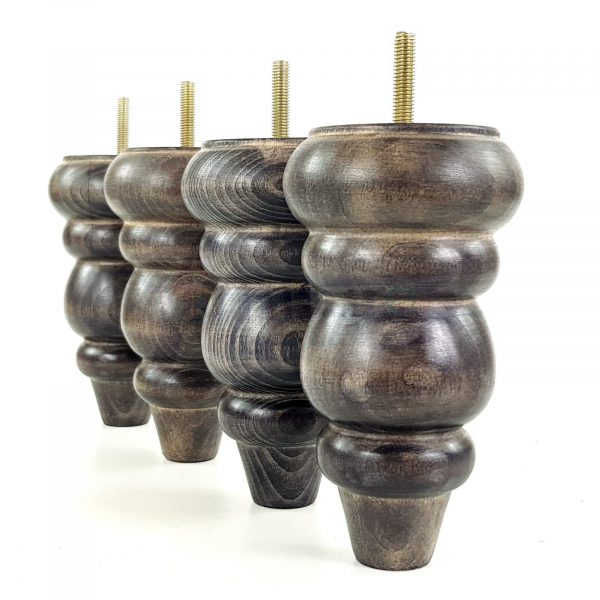 4 Turned Wood Sofa Legs 150mm High Replacement Furniture Feet Chairs Cabinets M8 - Image 15