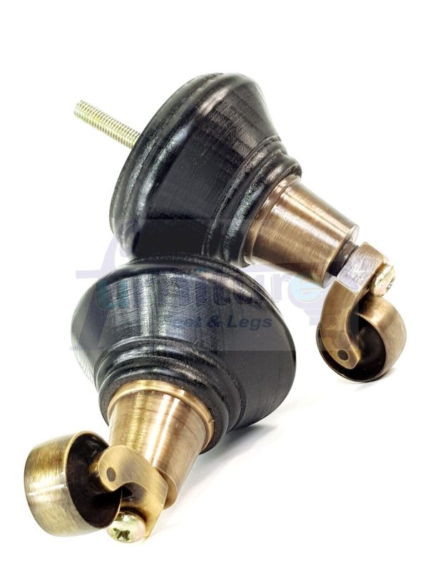 4 Wooden Furniture Sofa Legs M8(8mm) Replacment Chair Feet & Castors 120mm HIGH - Image 16