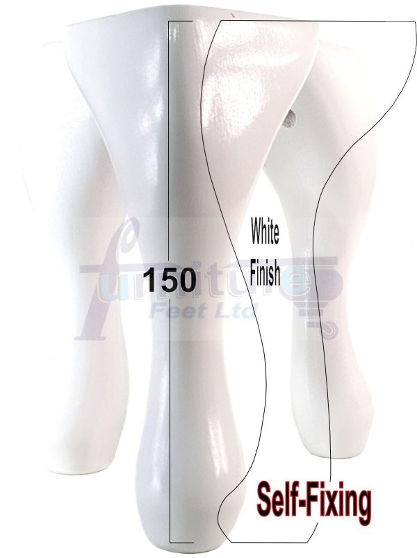 4 Wooden Traditional Queen Anne Furniture Legs 200mm Sofa Chair Beds (Self-Fix) - Image 30