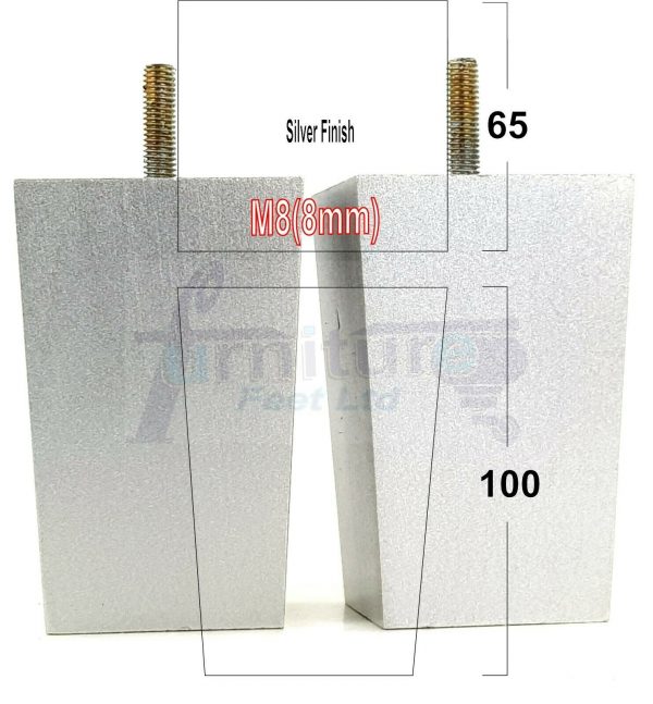 4x BLOCK WOOD REPLACEMENT FURNITURE SOFA LEGS M8(8mm) SETTEE FEET 100mm HIGH - Image 28