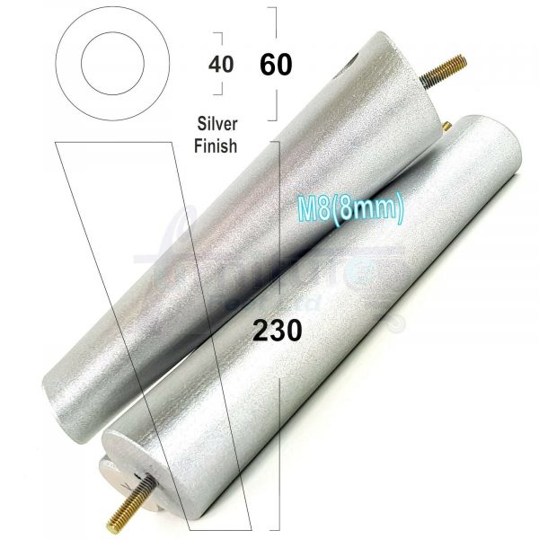 4x SOLID WOOD ANGLED SETTEE LEGS 230mm High FURNITURE REPLACEMENT FEET M8(8mm) - Image 33