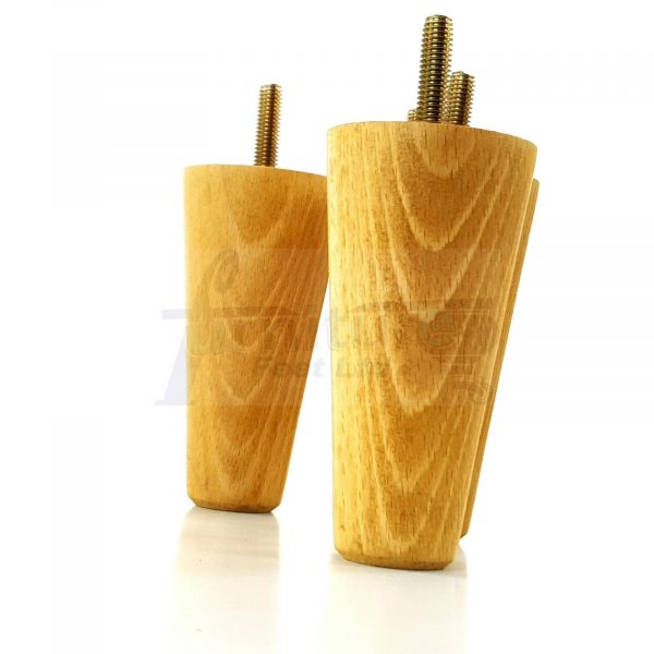 4x WOOD REPLACEMENT FURNITURE CHAIR LEGS M8(8mm) SOFA - SETTEE FEET 100mm HIGH - Image 29