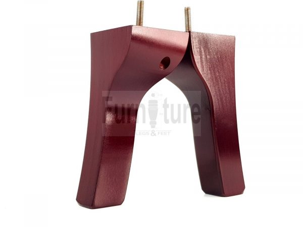 4 Replacement Legs Solid Wood Settee Furniture Feet 200mm High Sofa Chair Bed M8 - Image 4