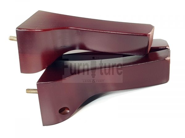 4 Replacement Legs Solid Wood Settee Furniture Feet 200mm High Sofa Chair Bed M8 - Image 5