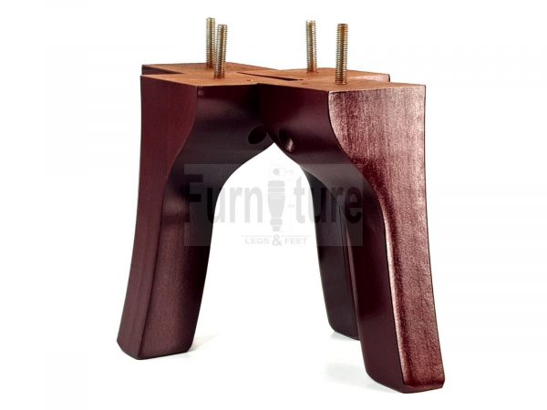 4 Replacement Legs Solid Wood Settee Furniture Feet 200mm High Sofa Chair Bed M8 - Image 6