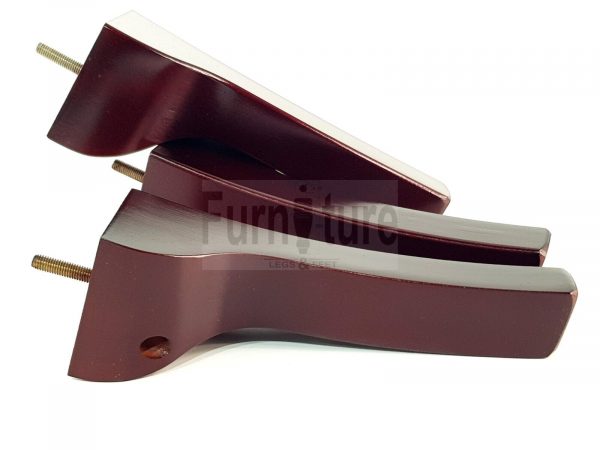 4 Replacement Legs Solid Wood Settee Furniture Feet 225mm High Sofa Chair Bed M8 - Image 5