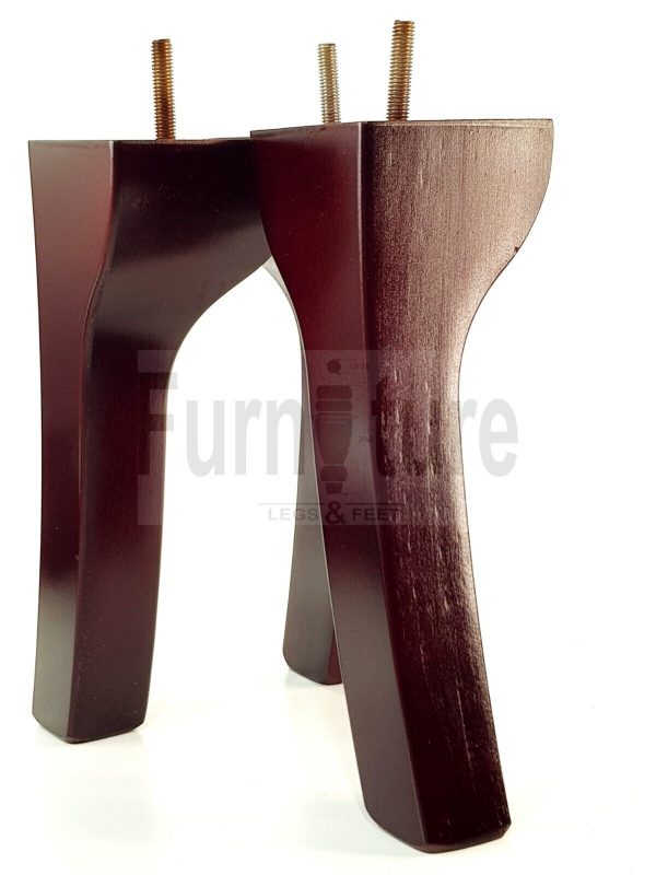 4 Replacement Legs Solid Wood Settee Furniture Feet 225mm High Sofa Chair Bed M8 - Image 6