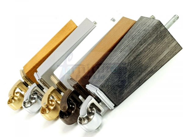 4x ANTIQUE CASTOR LEGS 175mm High CHAIR REPLACEMENT SOFA FURNITURE FEET M8(8mm) - Image 12