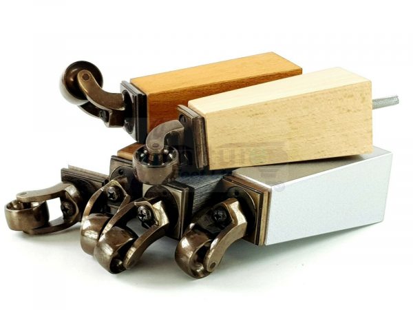 4x ANTIQUE CASTOR LEGS 175mm High CHAIR REPLACEMENT SOFA FURNITURE FEET M8(8mm) - Image 5