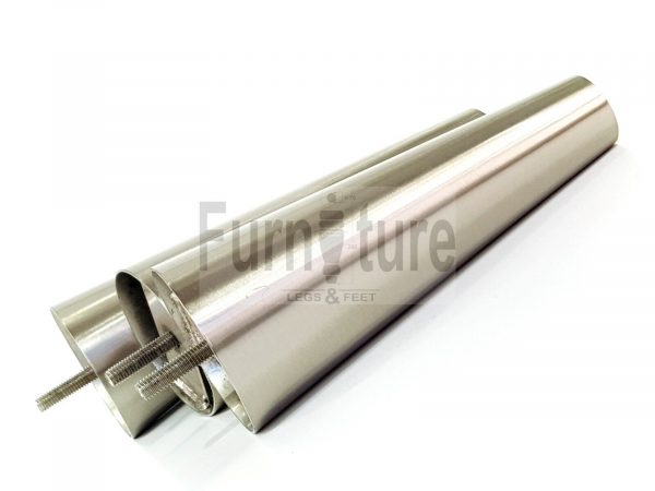 4x Metal Chrome Furniture Settee Legs Cabinet Sofa Feet 180mm High Chair Beds M8 - Image 11