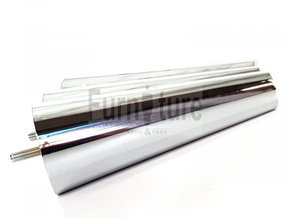 4x Metal Chrome Furniture Settee Legs Cabinet Sofa Feet 180mm High Chair Beds M8 - Image 12