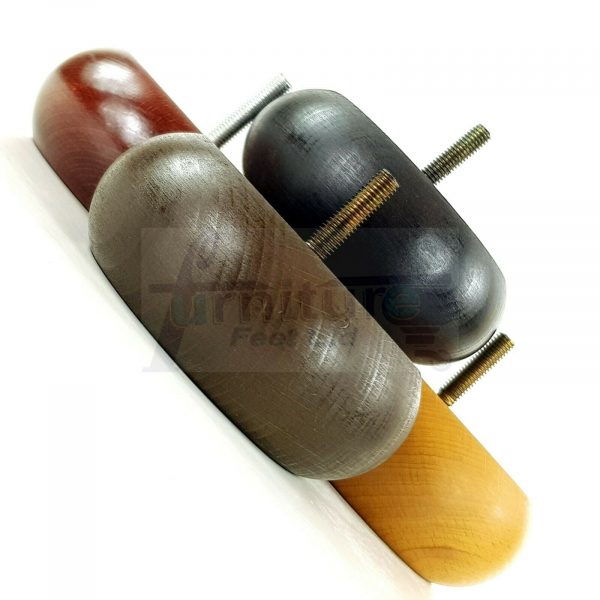 4x REPLACEMENT WOOD FURNITURE SOFA LEGS M10(10mm) CHAIR - SETTEE FEET 40mm HIGH - Image 12