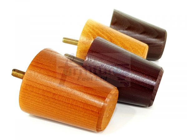 4x SOLID WOODEN SOFA LEGS 75mm High CHAIR FURNITURE REPLACEMENT FEET M8(8mm) - Image 8
