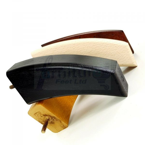 4x TAPERED WOOD SETTEE LEGS 215mm High SOFA REPLACEMENT FURNITURE FEET M8(8mm) - Image 5