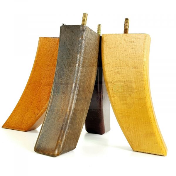 4x TAPERED WOOD SETTEE LEGS 215mm High SOFA REPLACEMENT FURNITURE FEET M8(8mm) - Image 8