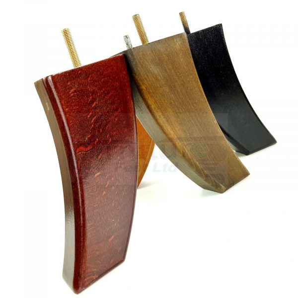 4x TAPERED WOOD SETTEE LEGS 215mm High SOFA REPLACEMENT FURNITURE FEET M8(8mm) - Image 10
