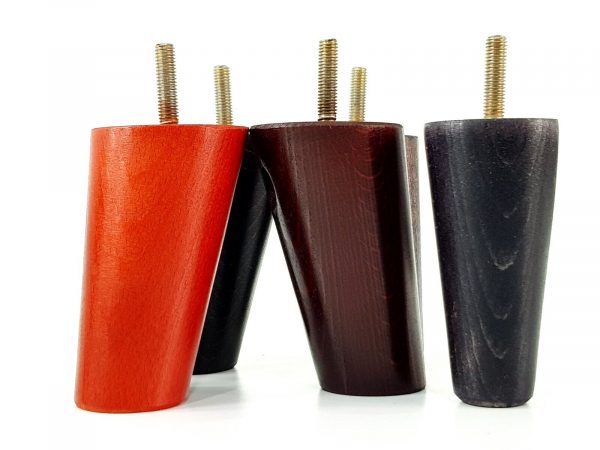 4x Turned Wood Furniture Settee Leg M8 Replacement Feet Chairs Stools Sofa 100mm - Image 5