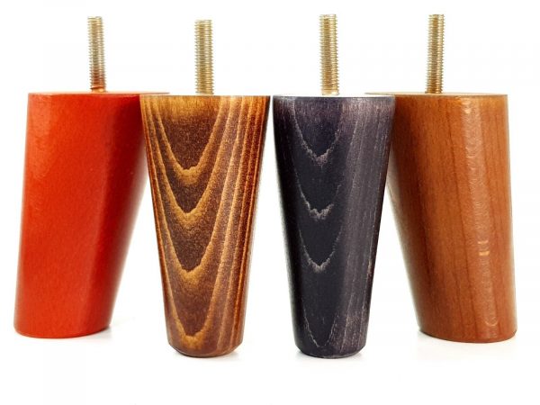 4x Turned Wood Furniture Settee Leg M8 Replacement Feet Chairs Stools Sofa 100mm - Image 9