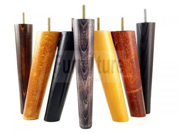 4x Turned Wood Furniture Settee Leg M8 Replacement Feet Chairs Stools Sofa 240mm - Image 5