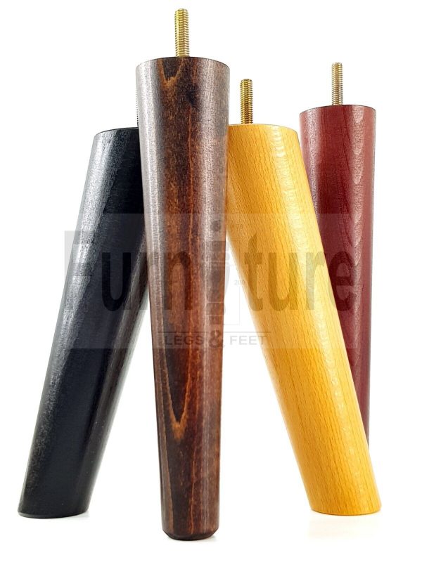 4x Turned Wood Furniture Settee Leg M8 Replacement Feet Chairs Stools Sofa 240mm - Image 6