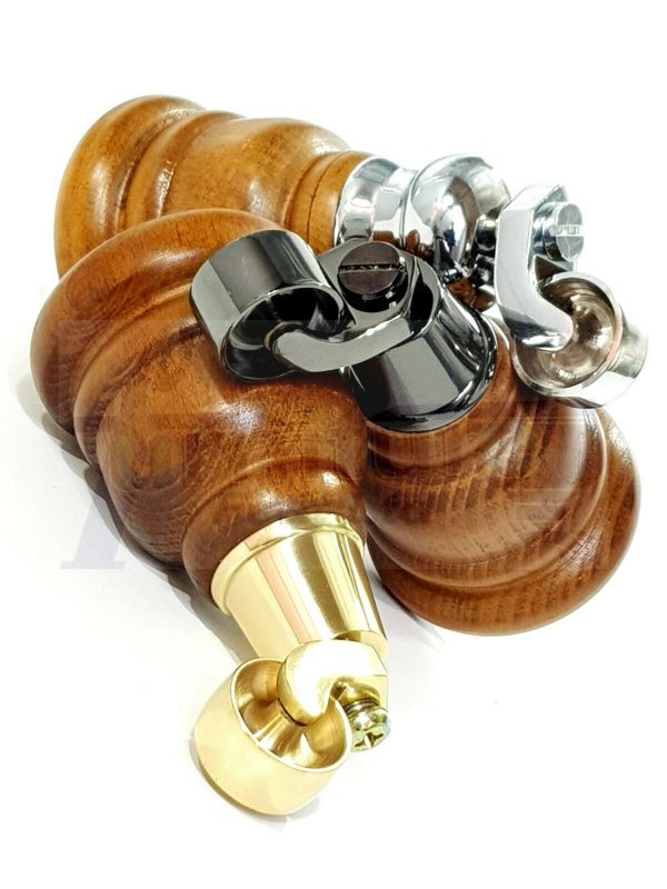 4x WOOD FURNITURE SOFA LEGS M8(8mm) REPLACEMENT CHAIR WITH CASTORS 165mm HIGH - Image 9