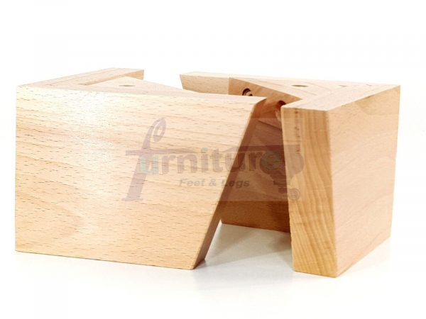 4x Corner Wood Furniture Legs 95mm High Chair Sofa Replacement Feet Screw Fit - Image 22