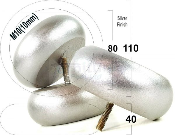 4x REPLACEMENT WOOD FURNITURE SOFA LEGS M10(10mm) CHAIR - SETTEE FEET 40mm HIGH - Image 28
