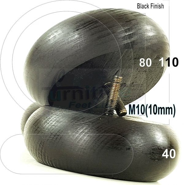 4x REPLACEMENT WOOD FURNITURE SOFA LEGS M10(10mm) CHAIR - SETTEE FEET 40mm HIGH - Image 15