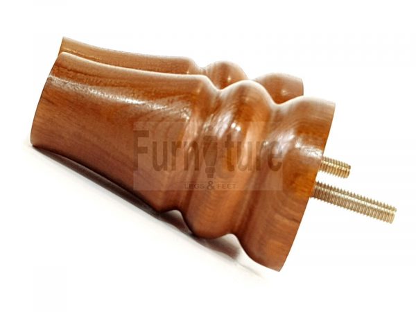4 Replacement Legs Solid Wood Settee Furniture Feet 100mm High Sofa Chair Bed M8 - Image 5