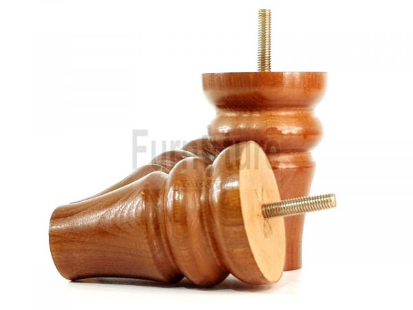 4 Replacement Legs Solid Wood Settee Furniture Feet 100mm High Sofa Chair Bed M8 - Image 7