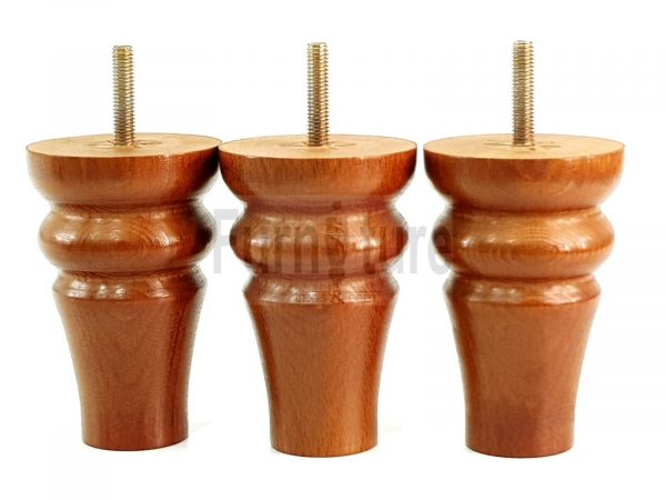 4 Replacement Legs Solid Wood Settee Furniture Feet 100mm High Sofa Chair Bed M8 - Image 10