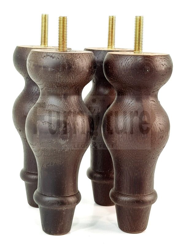 4 Replacement Legs Solid Wood Settee Furniture Feet 150mm High Sofa Chair Bed M8 - Image 4