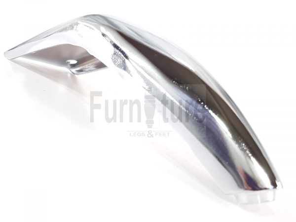 4 Silver Chrome Metal Legs 130mm High Replacement Feet Cabinet Sofa Chair Stool - Image 7