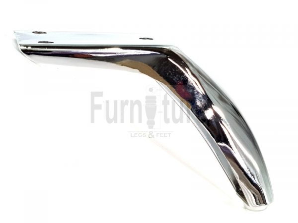4 Silver Chrome Metal Legs 130mm High Replacement Feet Cabinet Sofa Chair Stool - Image 8